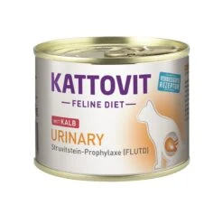 Kattovit Feline Diet Urinary Kalb | 12 X 185g Katzenfutter Nass