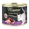 Miamor Feine Beute Ente | 12x 185g Getreidefreies Katzennassfutter -ANIMONDA Verkaufsgeschäft 12x Miamor Dose Feine Beute Ente 185g 211498