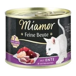 Miamor Feine Beute Ente | 12x 185g Getreidefreies Katzennassfutter