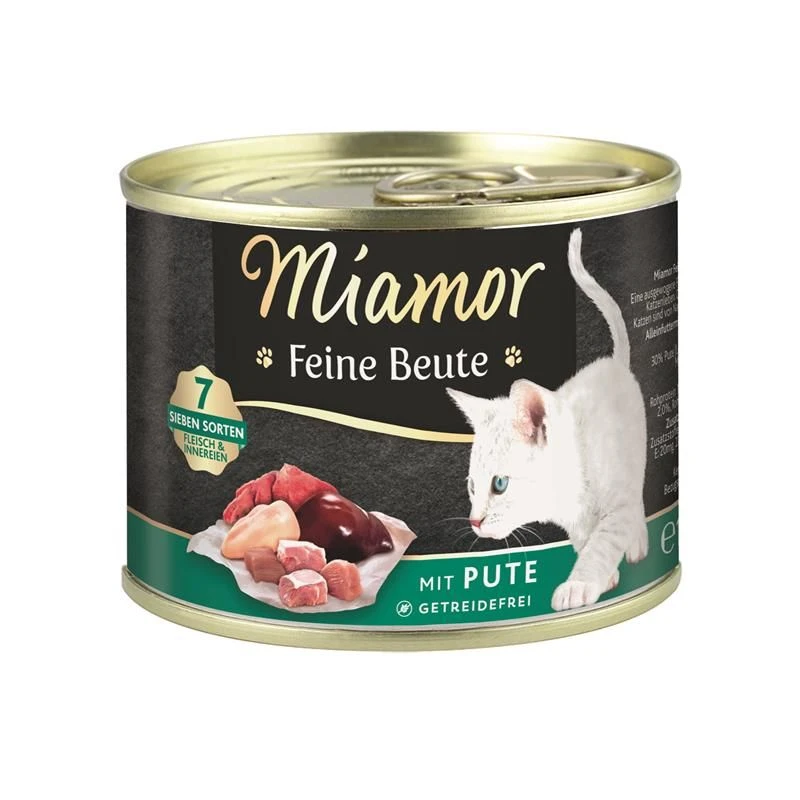 Miamor Feine Beute Pute | 12x 185g Getreidefreies Katzennassfutter 3 Miamor Feine Beute Pute | 12x 185g Getreidefreies Katzennassfutter