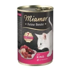 Miamor Feine Beute Rind | 12x 400g Getreidefreies Katzennassfutter