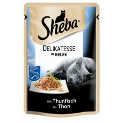 Sheba Portionsbeutel Delicato Thunfisch In Gelee | 24x 85g