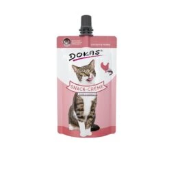 Dokas Snack-Creme Huhn & Garnele | 14x 90g Katzensnack