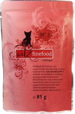 Catz Finefood No.3 Geflügel | 16x 85g Katzenfutter Nass