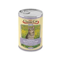 Classic Cat Dose Stückchen Mit Truthahn & Ente | 24x415g Katzennassfutter