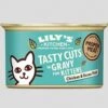 Lilys Kitchen Tasty Cuts Chicken & Ocean Fish For Kittens | 24x 85g -ANIMONDA Verkaufsgeschäft 24x Lilys Kitchen Cat Tasty Cuts Chicken und Ocean Fish for Kittens 85g 216876