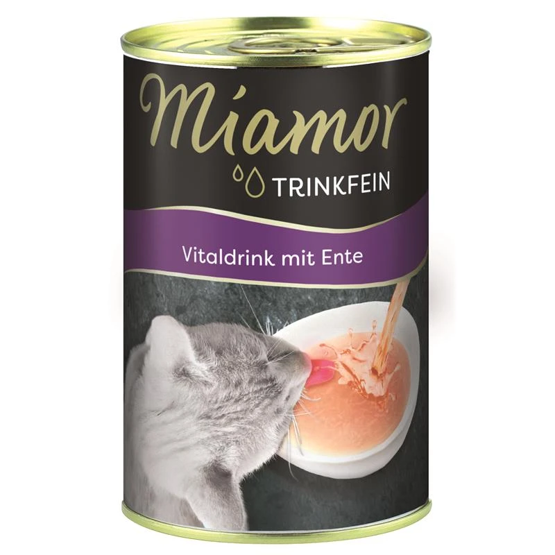 Miamor Trinkfein Vitaldrink Mit Ente | 24x 135ml Katzenfutter Snacks 3 Miamor Trinkfein Vitaldrink Mit Ente | 24x 135ml Katzenfutter Snacks