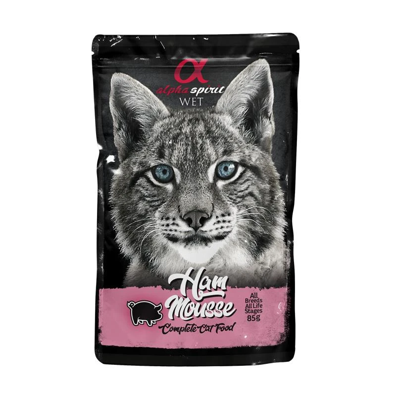 Alpha Spirit Cat Ham Mousse | 24x 85g Katzenfutter 3 Alpha Spirit Cat Ham Mousse | 24x 85g Katzenfutter