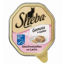 Sheba In Gelee Geschnetzeltes M Lachs | 22x 85g Katzenfutter