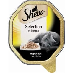 Sheba Selection Sauce Häppchen Mit Huhn | 22x 85g Katzenfutter