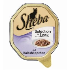 Sheba Schale Selection In Sauce Kalbshäppchen | 22x 85g Für Katzen