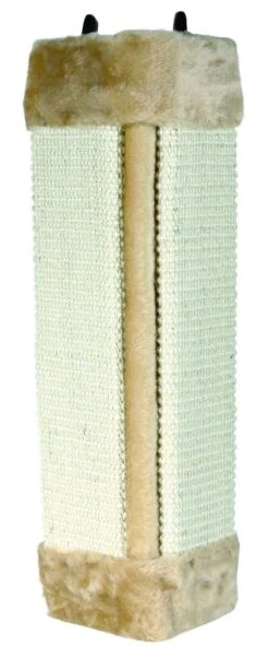 Trixie Katzen Kratzbrett Für Zimmerecken | 23x 49cm Beige