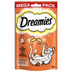 Dreamies Cat Mit Huhn Mega Pack | 4x 180g Katzensnack