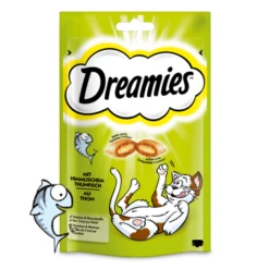 Dreamies Cat Snack Mit Thunfisch Mega Pack | 4 X 180g Katzensnack