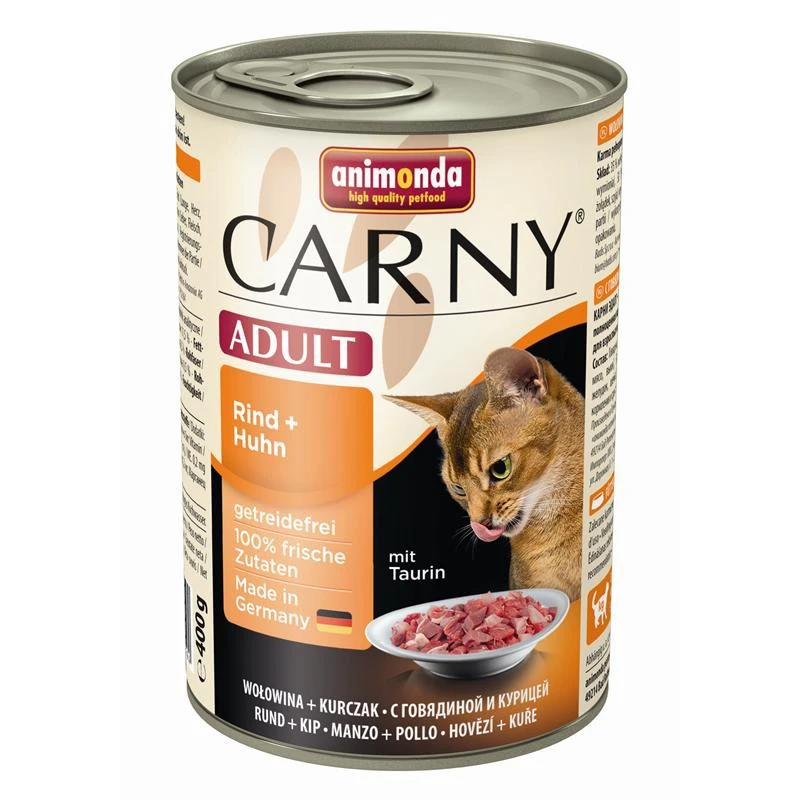 Animonda Cat Dose Carny Adult Rind & Huhn | 6x 400g 3 Animonda Cat Dose Carny Adult Rind & Huhn | 6x 400g