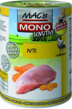 MACs Cat Mono Sensitive Pute | 6x 400g Katzennassfutter