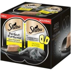 Sheba Perfect Portions Mit Huhn | 8 Packungen A 6x 37,5g