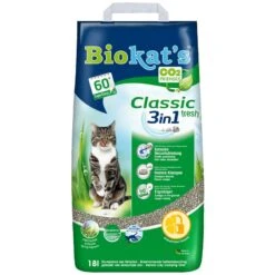 Biokat's Classic Fresh 3 In 1| 18 L Katzenstreu Mit Frühlingsduft