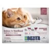Bozita Indoor & Sterilised Häppchen In Gelee Fleisch | 12x 85g -ANIMONDA Verkaufsgeschäft Boz Cat PB Indoor und Sterilised Haeppchen in Gelee MB Fleisch 12x85g 216997