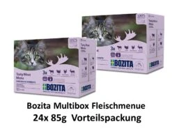 [Paket] Bozita Multibox Fleisch-Menü | 24 X 85g Vorteilspackung