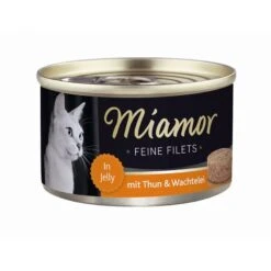 Miamor Filets Thunfisch & Wachtelei | 24x100g Nassfutter