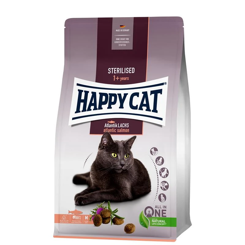 Happy Cat Sterilised Adult Atlantik Lachs | 4 Kg 3 Happy Cat Sterilised Adult Atlantik Lachs | 4 Kg