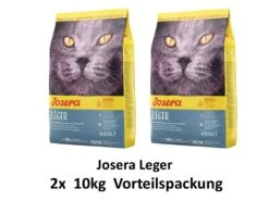 [Paket] Josera Leger | 2x 10kg Katzentrockenfutter Vorteilspackung