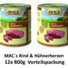 [Paket] MACs Cat Rind & Hühnerherzen | 12x 800g Katzenfutter -ANIMONDA Verkaufsgeschäft MACs Cat Rind und Huehnerherzen 12x 800g Katzenfutter 213703