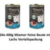 [Paket] Miamor Feine Beute Lachs | 24x 400g Katzenfutter Vorteilspackung -ANIMONDA Verkaufsgeschäft Miamor Feine Beute Lachs 12x 400g getreidefreies Katzennassfutter 212777 1