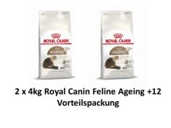 [Paket] Royal Canin Feline Ageing +12 | 2x 4kg Katzenfutter Vorteilspackung