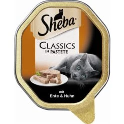 Sheba Classics Mit Ente & Huhn | 22x 85g Katzenfutter Nass