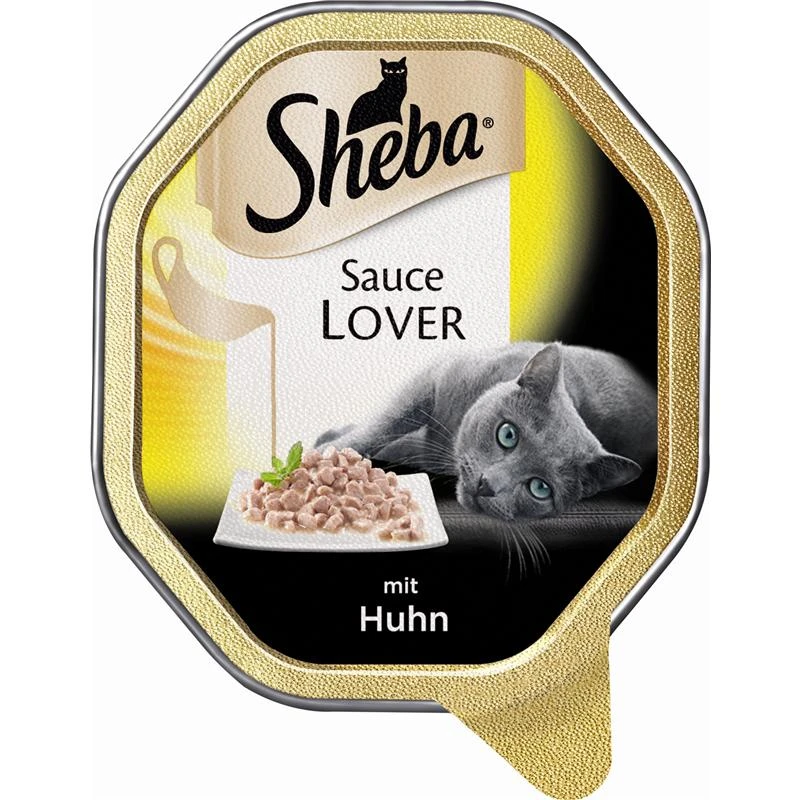 Sheba Schale Sauce Lover Mit Huhn | 22x 85g Katzenfutter 3 Sheba Schale Sauce Lover Mit Huhn | 22x 85g Katzenfutter
