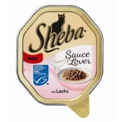 Sheba Schale Sauce Lover Mit Lachs | 22x 85g Katzenfutter