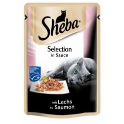 Sheba Streifen Lachs In Sauce | 24x 85g Katzenfutter